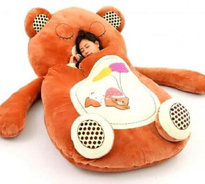 Giant Plush Teddy Bear Sleeping Bag Bed