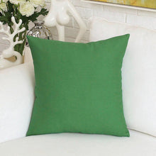 Load image into Gallery viewer, Bamboo leaf large flower green cushion