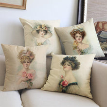 Load image into Gallery viewer, European classical vintage cushion