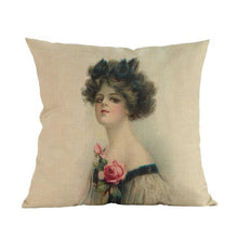 Load image into Gallery viewer, European classical vintage cushion