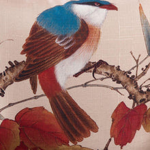 Load image into Gallery viewer, Flower and bird print cushion