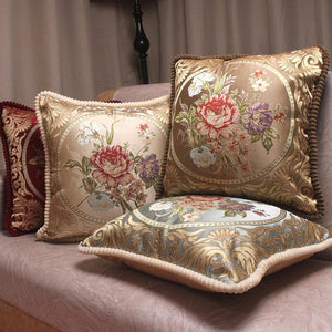 European jacquard elegant cushion