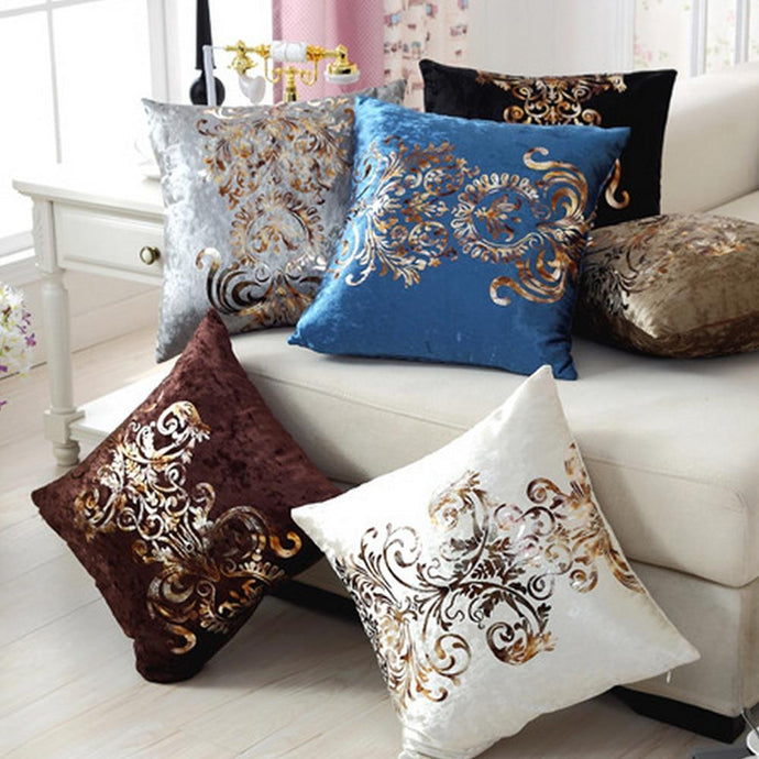 European luxury hot stamping cushion