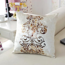 Load image into Gallery viewer, European luxury hot stamping cushion