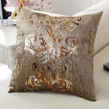 Load image into Gallery viewer, European luxury hot stamping cushion