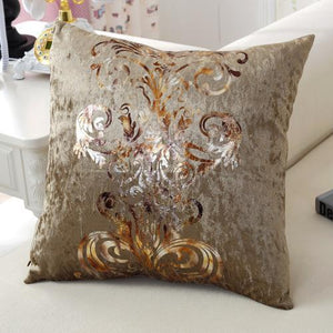 European luxury hot stamping cushion